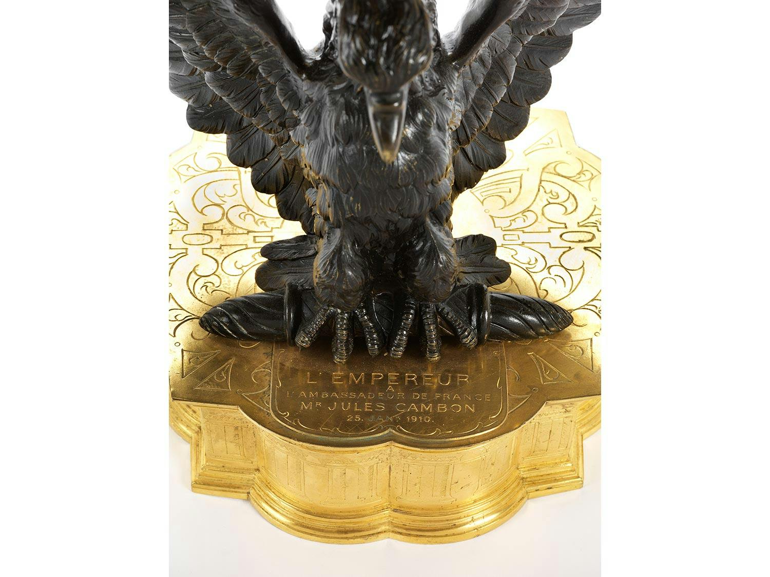 Detailabbildung: Geschenk des Kaisers Wilhelm II an den Gesandten Frankreichs Jules Cambon