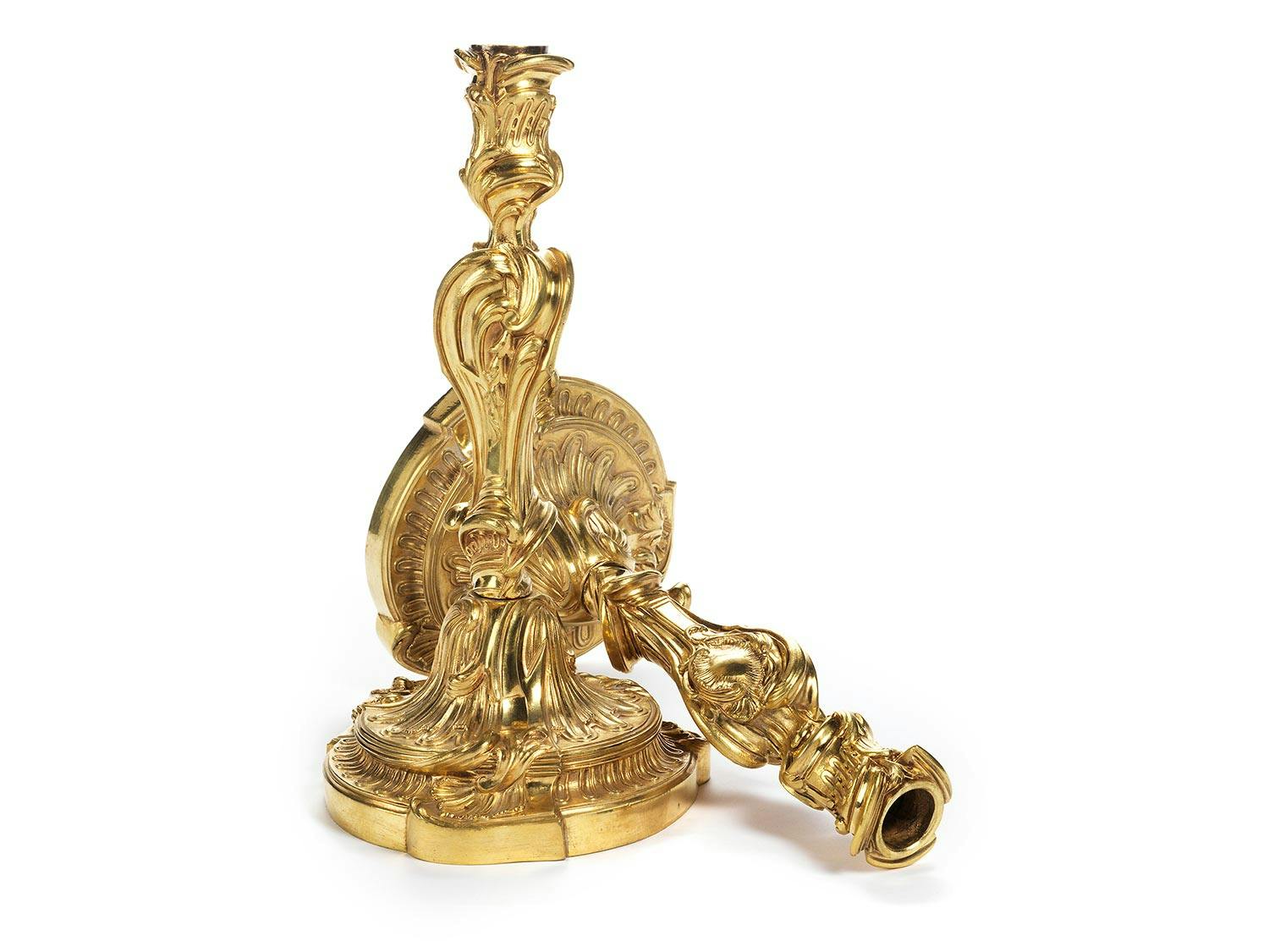 Paar Rokoko-Kerzenleuchter