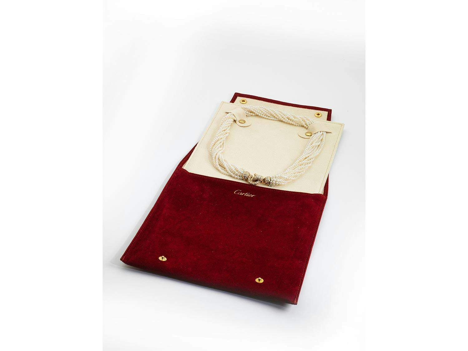 Detailabbildung: Perl-Diamantcollier von Cartier