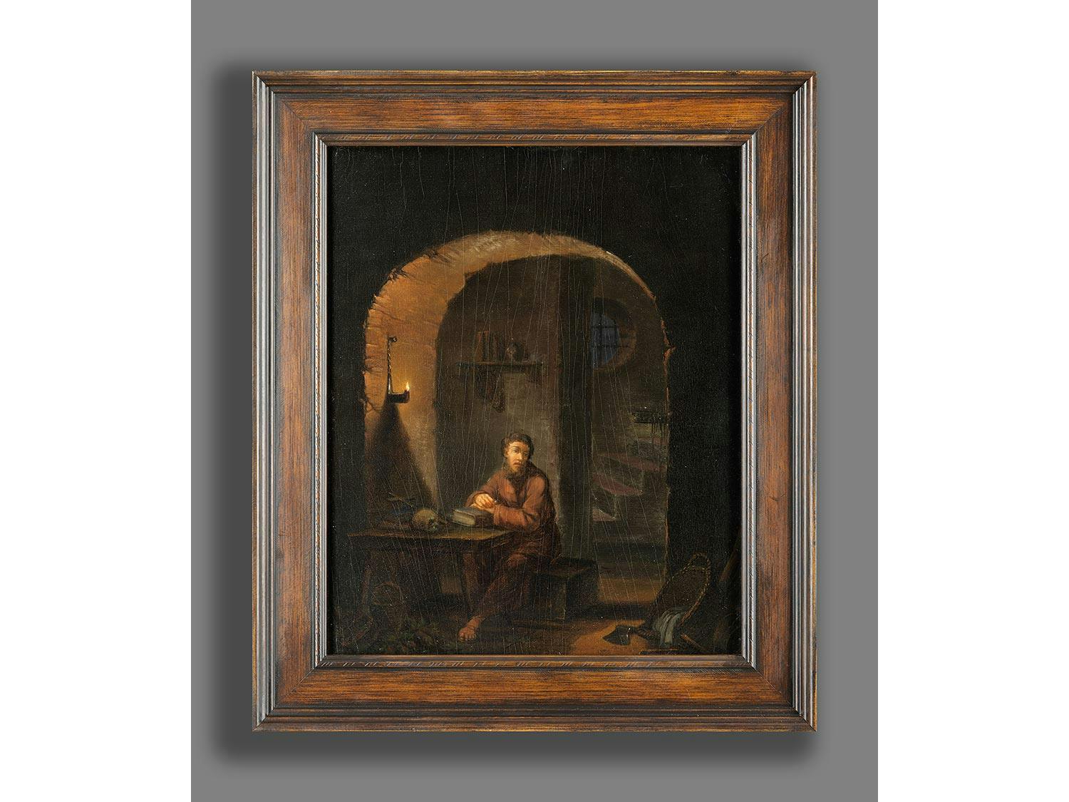 Detailabbildung: Gerrit Dou, 1613 Leiden – 1675 ebenda, zug./ Nachfolge des