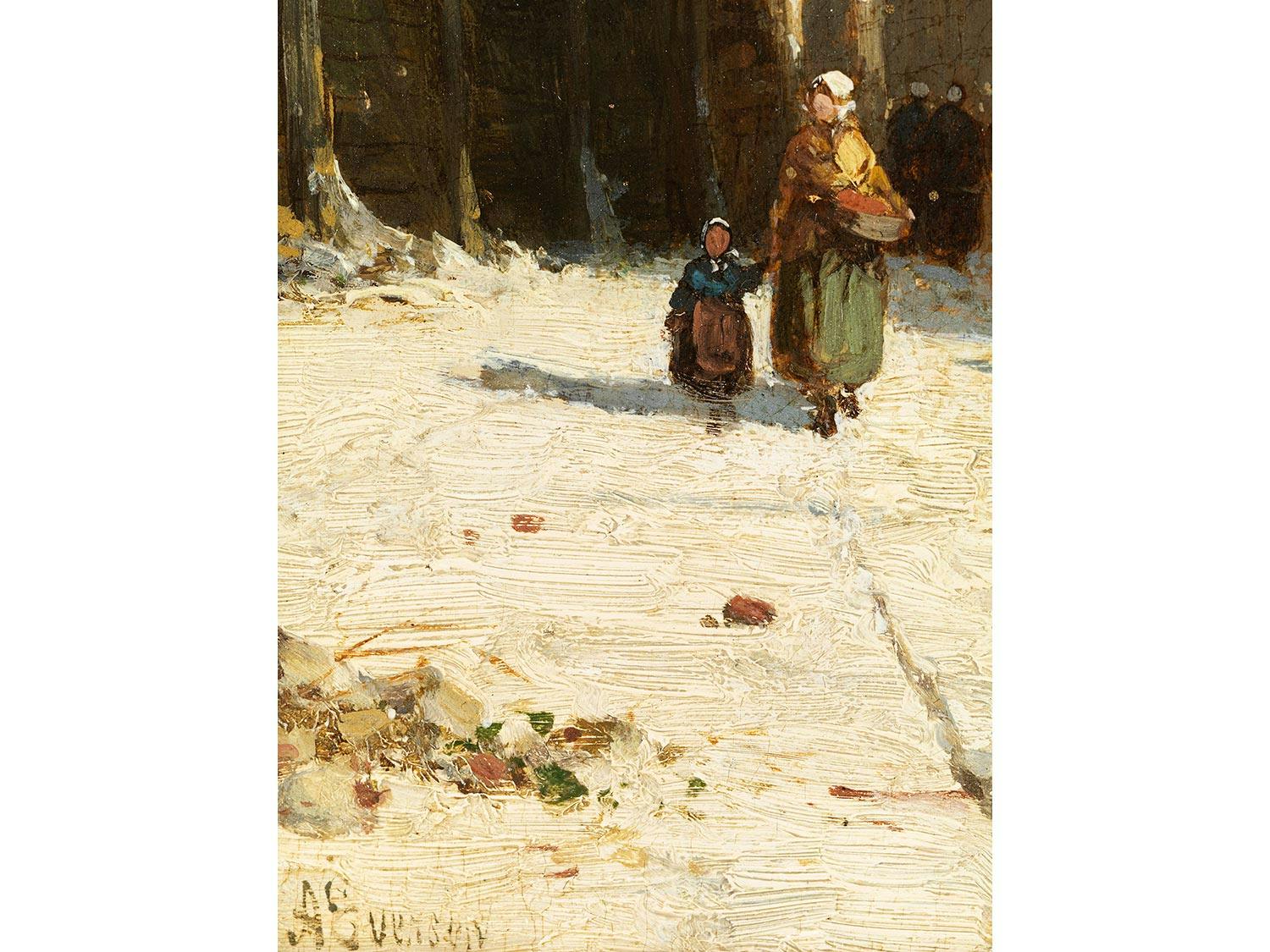 Detailabbildung: Adrianus Eversen, 1818 Amsterdam – 1897 Delft