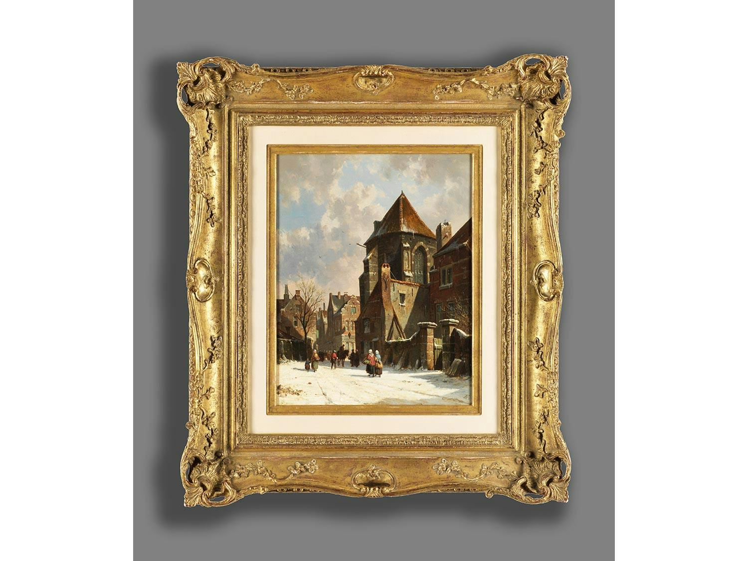 Detailabbildung: Adrianus Eversen, 1818 Amsterdam – 1897 Delft