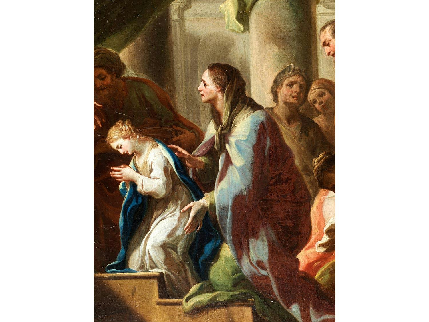 Detailabbildung: Luca Giordano, genannt „Luca Fa Presto“, 1634 Neapel – 1705 ebenda, zug.