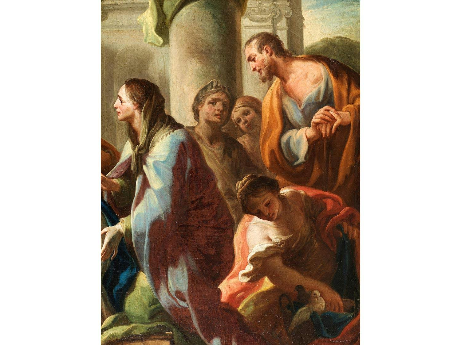 Detailabbildung: Luca Giordano, genannt „Luca Fa Presto“, 1634 Neapel – 1705 ebenda, zug.