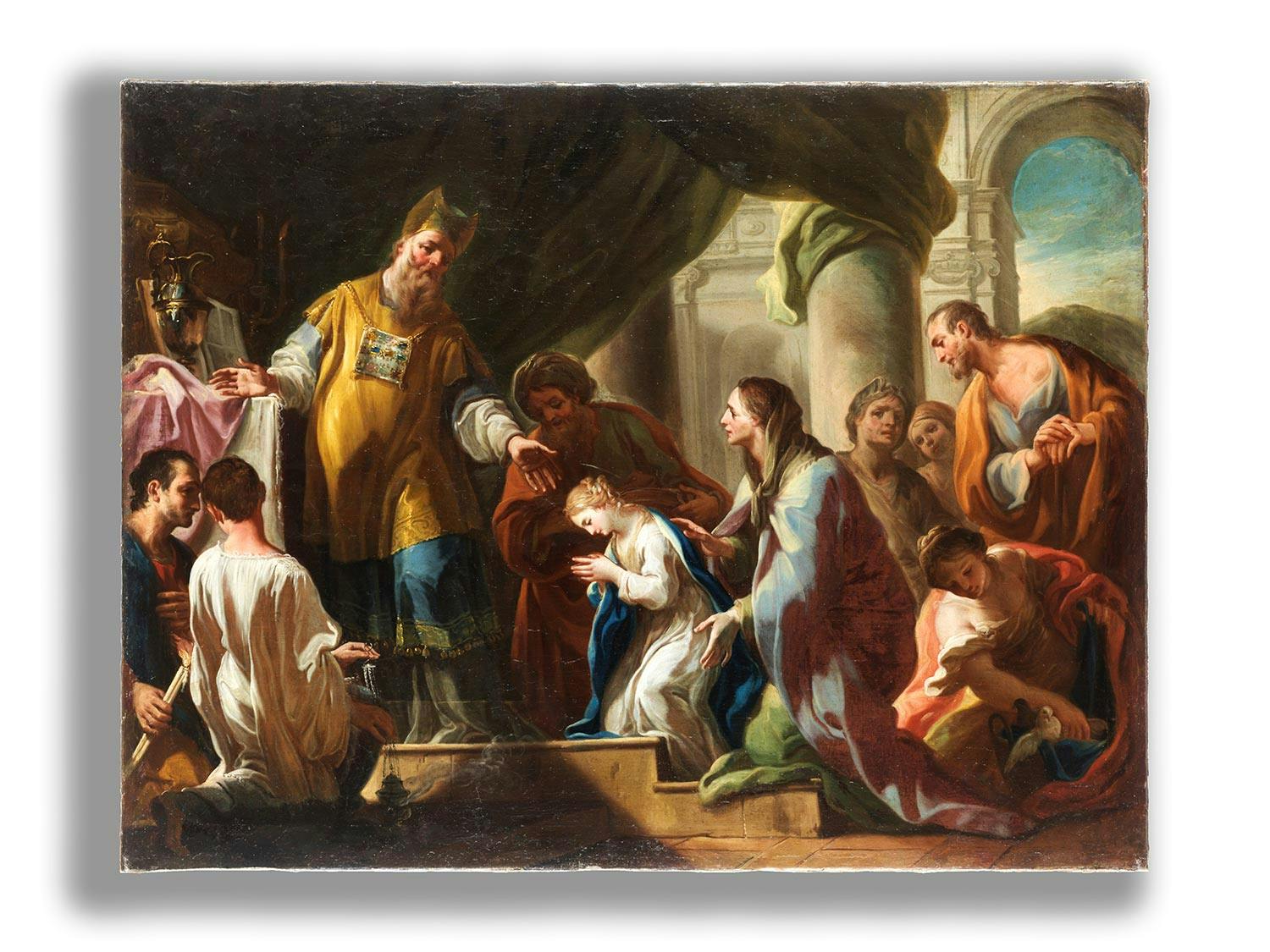 Detailabbildung: Luca Giordano, genannt „Luca Fa Presto“, 1634 Neapel – 1705 ebenda, zug.