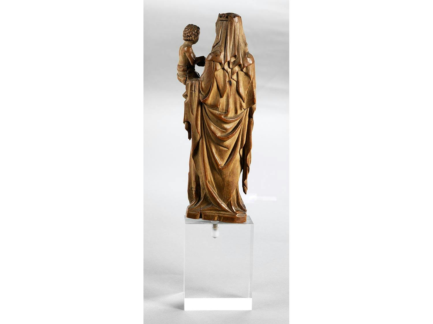 Detailabbildung: Französischer Bildschnitzer des 14. Jahrhunderts