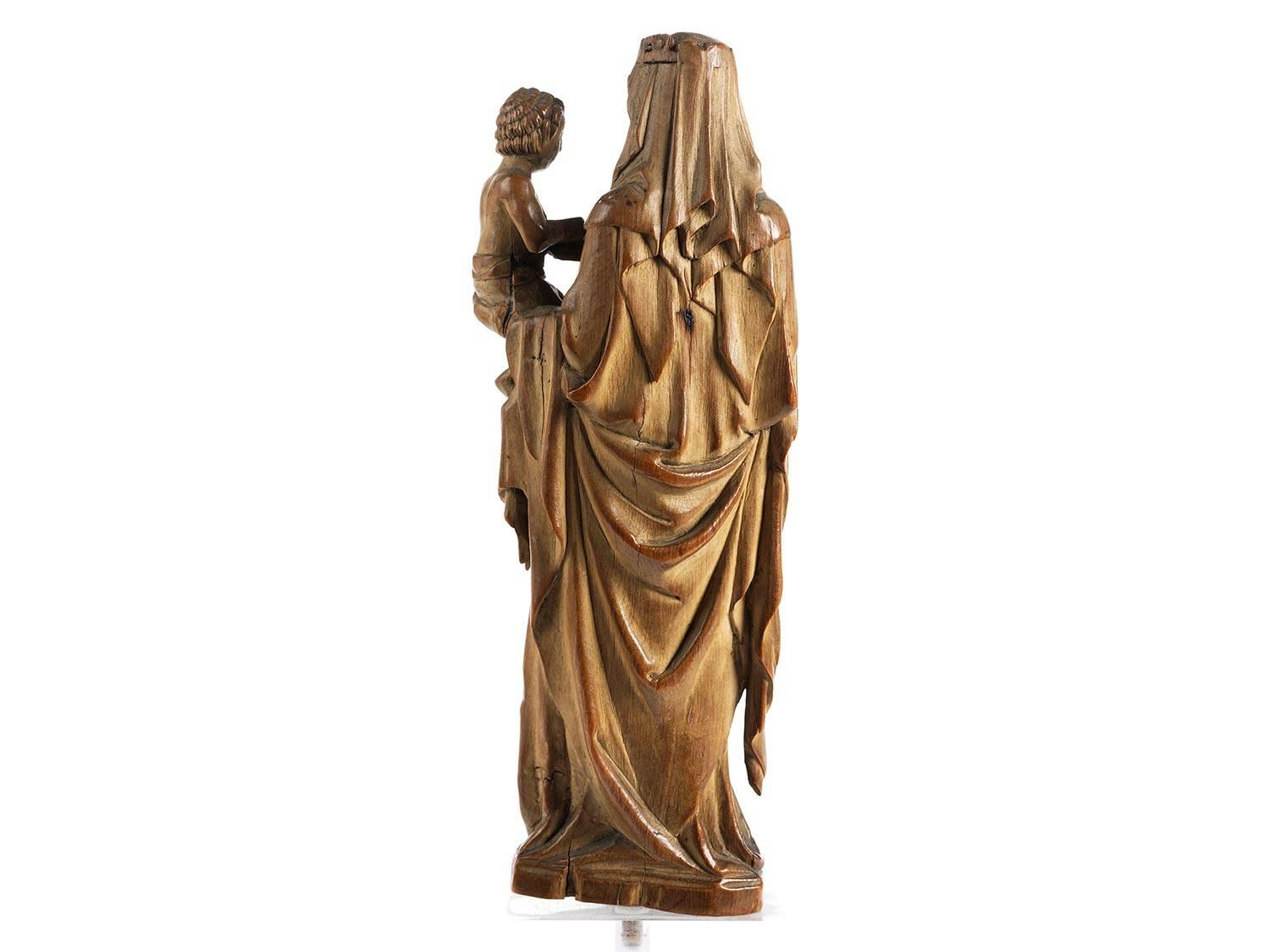 Detailabbildung: Französischer Bildschnitzer des 14. Jahrhunderts