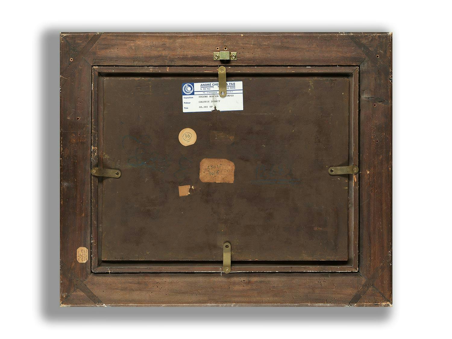 Detailabbildung: Eugène Boudin, 1824 Honfleur – 1898 Deauville