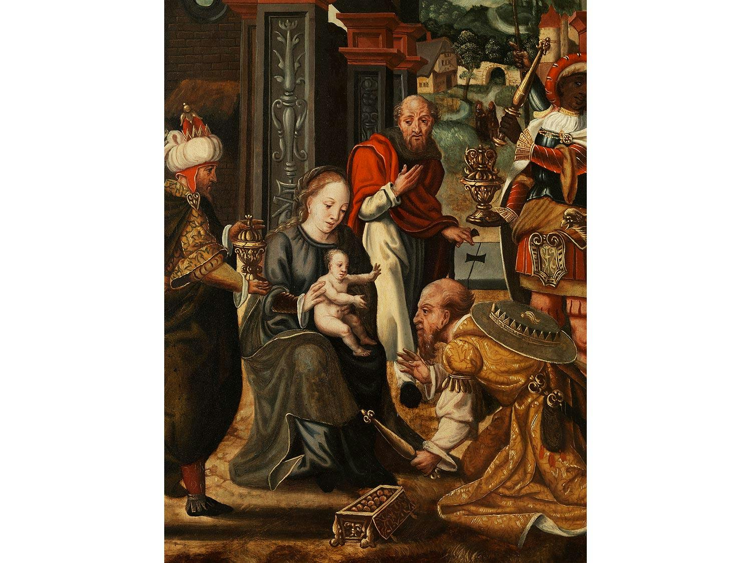 Detailabbildung: Pieter Coecke van Aelst, 1502 Aalst – 1550 Brüssel, zug.