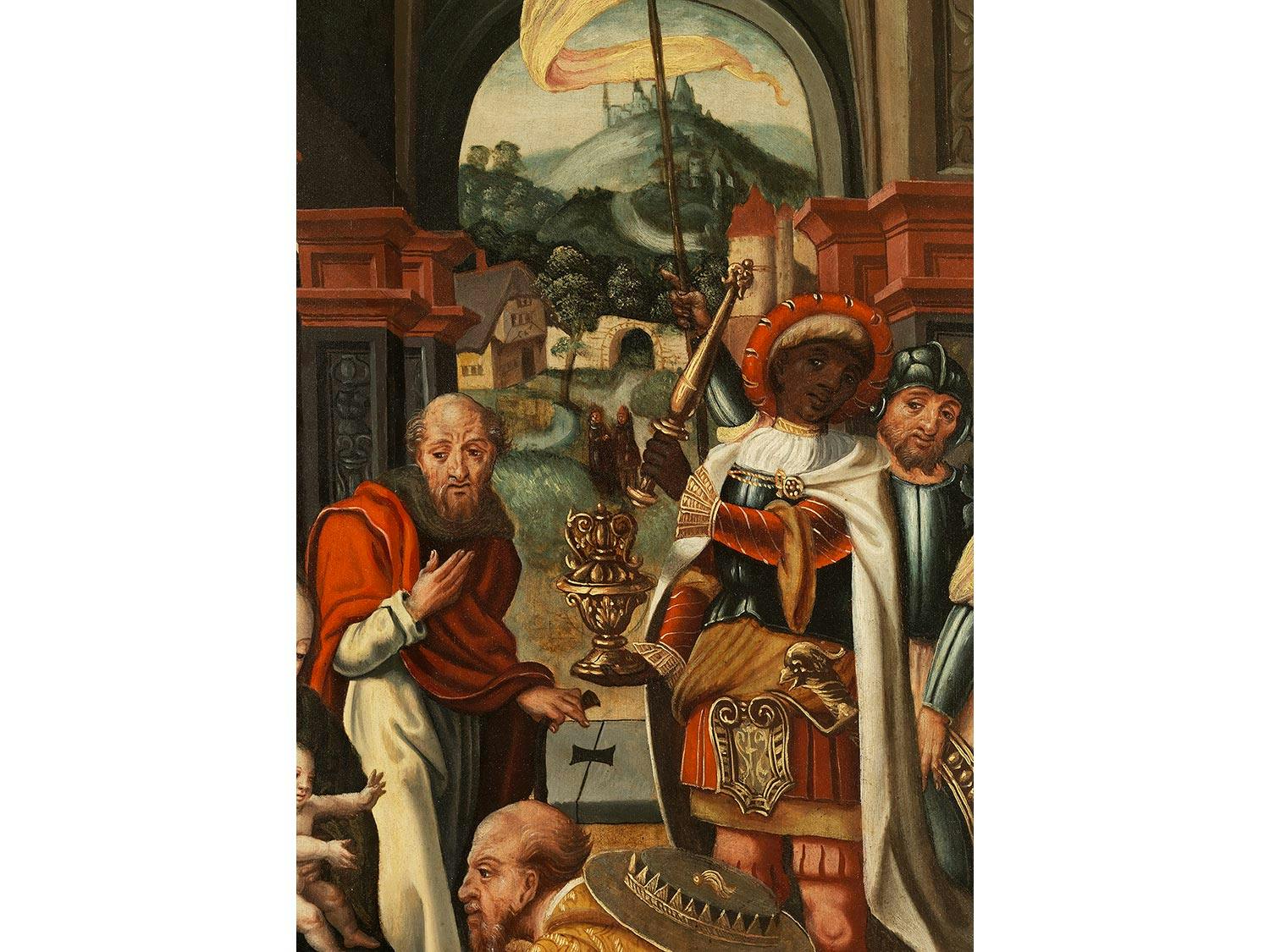 Detailabbildung: Pieter Coecke van Aelst, 1502 Aalst – 1550 Brüssel, zug.