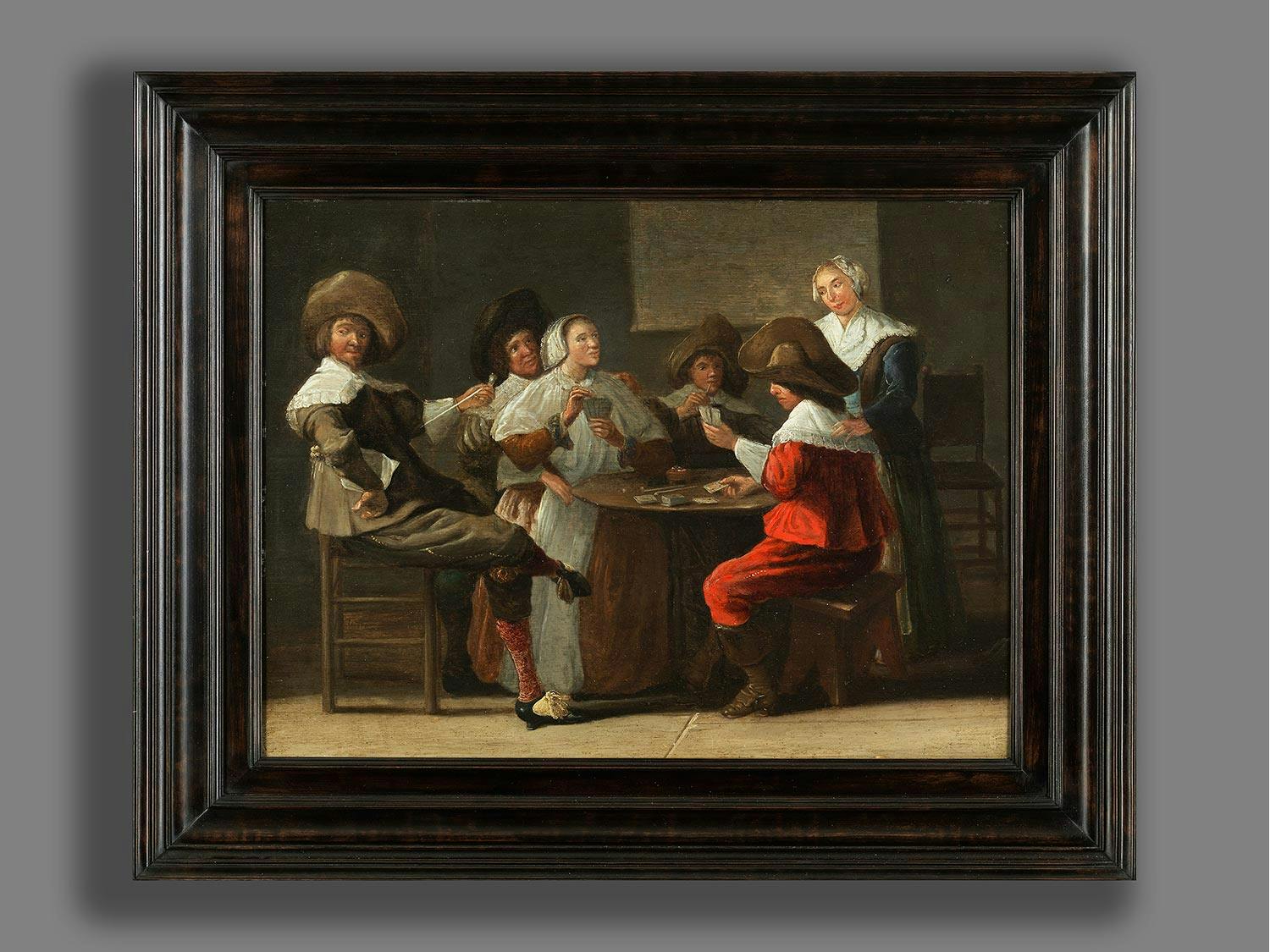 Detailabbildung: Dirck Hals, 1591 Haarlem – 1656 ebenda, zug.