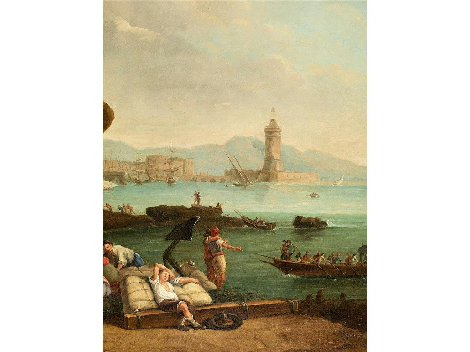 Detailabbildung: Joseph Vernet, 1714 Avignon – 1789 Paris, zug.