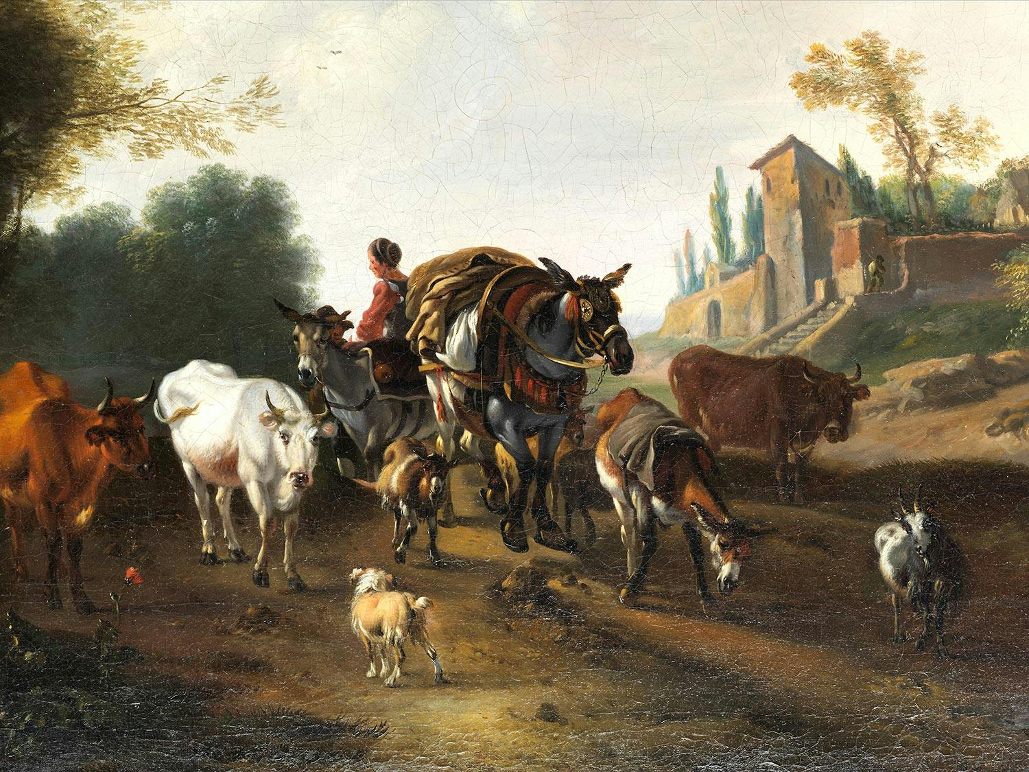 Detailabbildung: Adam Pynacker, um 1622 Pynacker bei Schiedam – 1673 Amsterdam