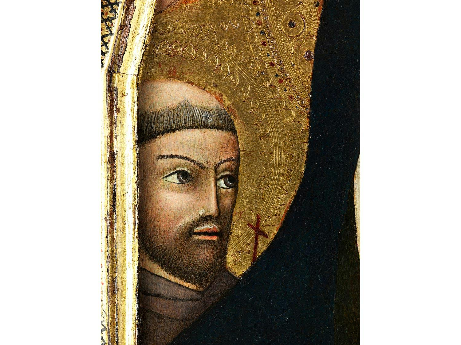 Detailabbildung: Ansano di Mancio Sano di Pietro, auch genannt „Sano di Pietro“, 1405/06 Siena – 1481 ebenda, zug.