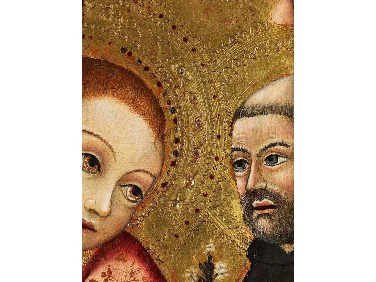 Detailabbildung: Ansano di Mancio Sano di Pietro, auch genannt „Sano di Pietro“, 1405/06 Siena – 1481 ebenda, zug.