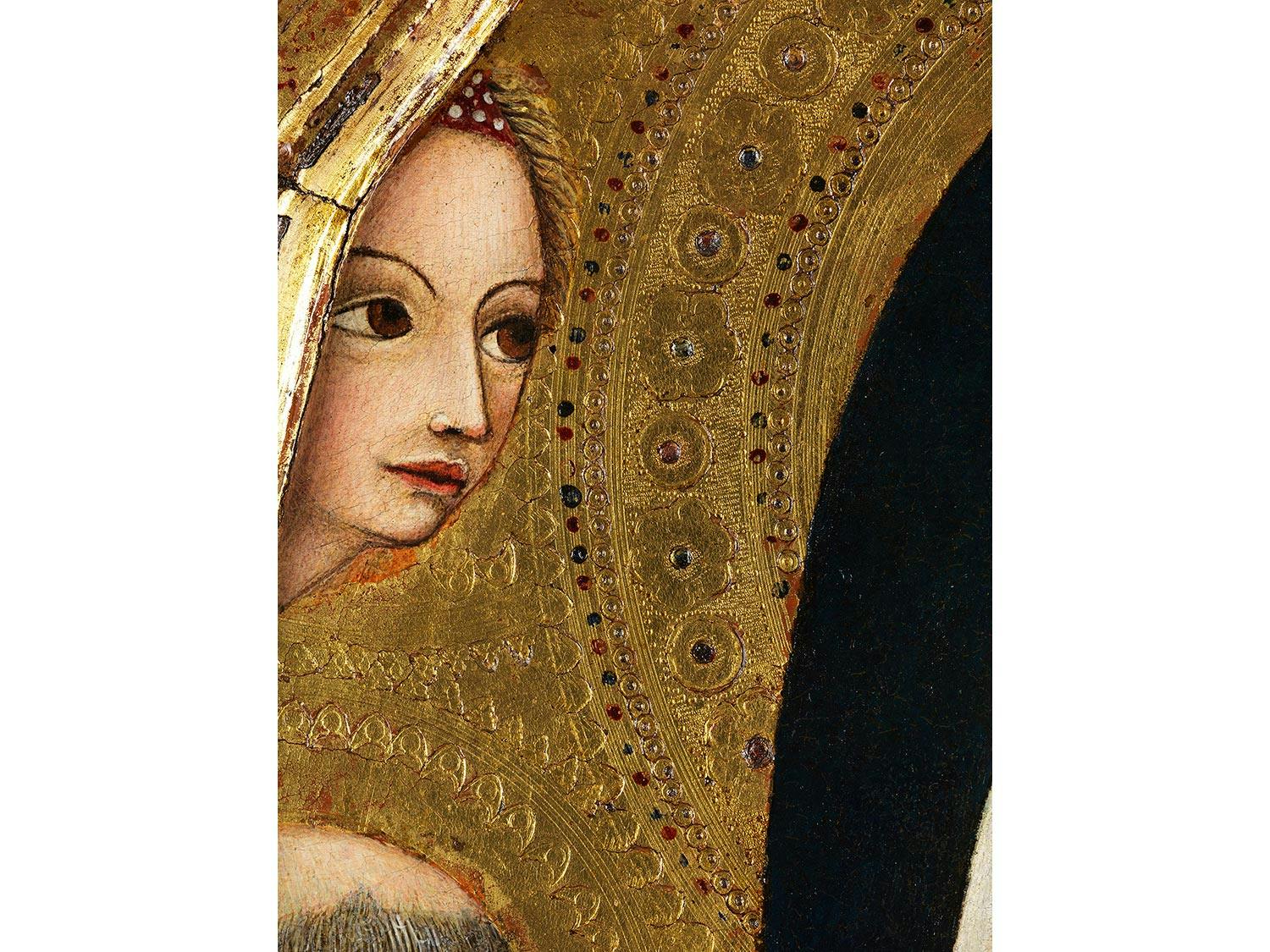 Detailabbildung: Ansano di Mancio Sano di Pietro, auch genannt „Sano di Pietro“, 1405/06 Siena – 1481 ebenda, zug.
