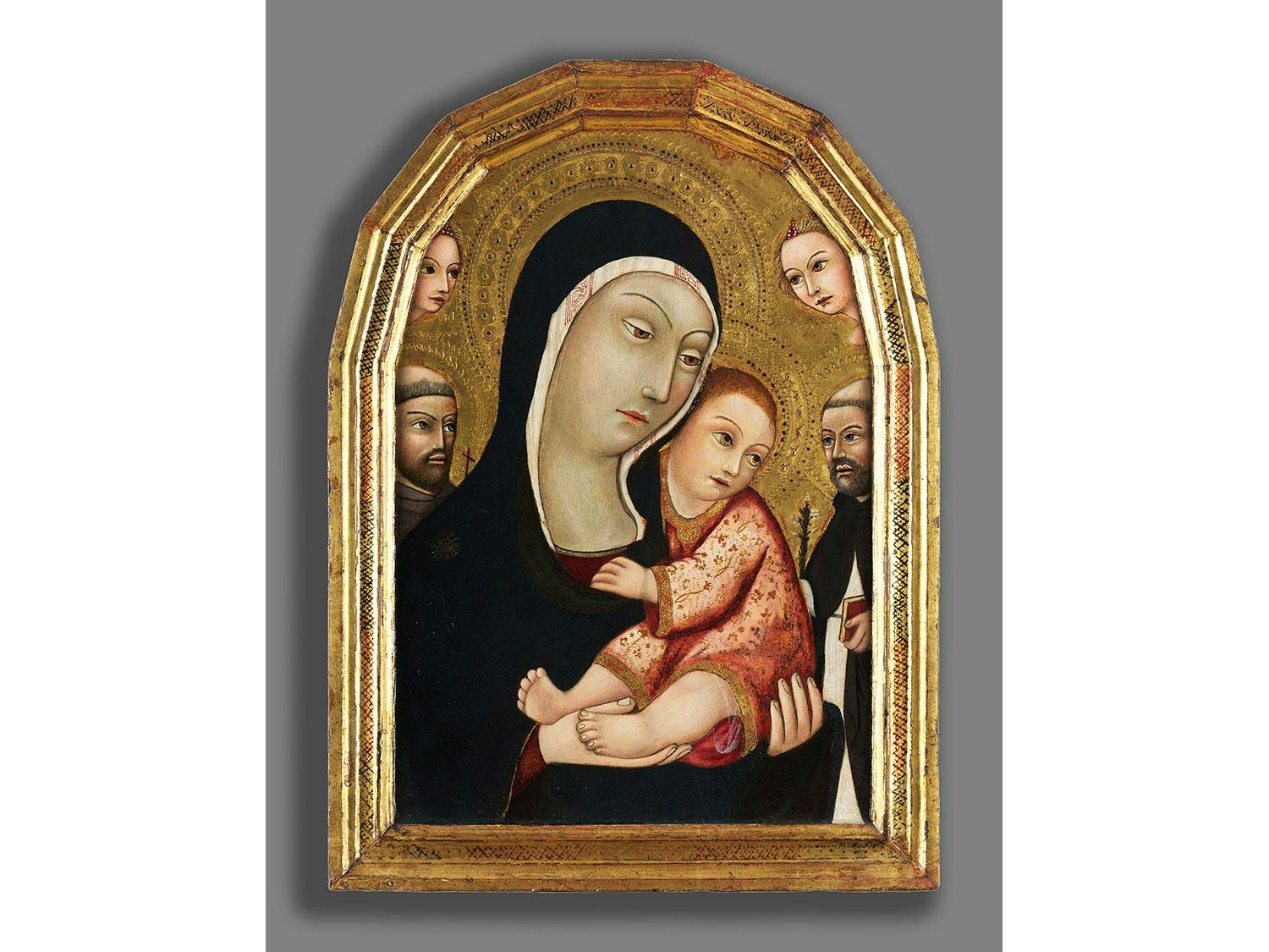 Detailabbildung: Ansano di Mancio Sano di Pietro, auch genannt „Sano di Pietro“, 1405/06 Siena – 1481 ebenda, zug.