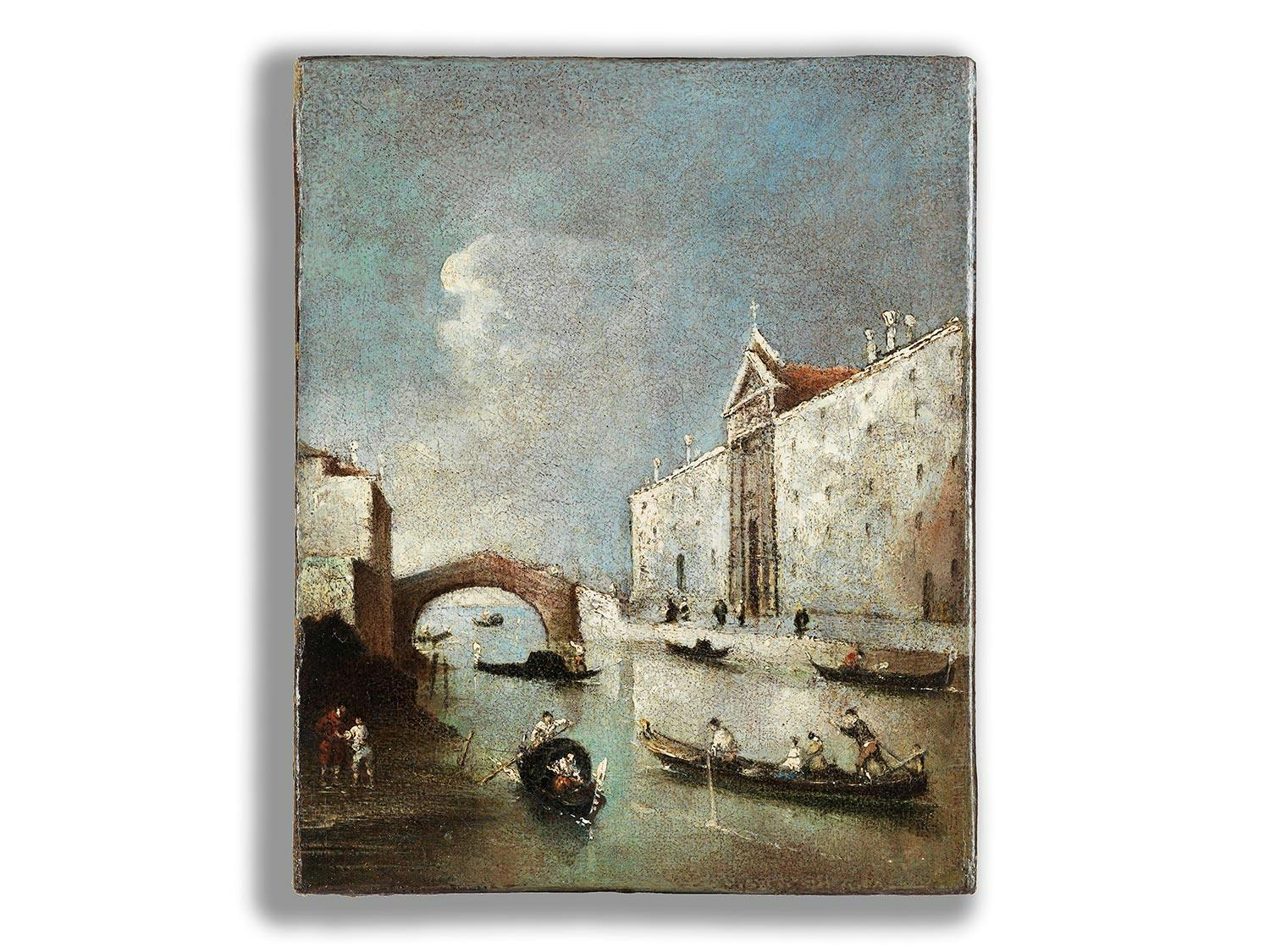 Detailabbildung: Francesco Guardi, 1712 Venedig – 1793 ebenda und Giacomo Guardi, 1764 Venedig – 1835 ebenda