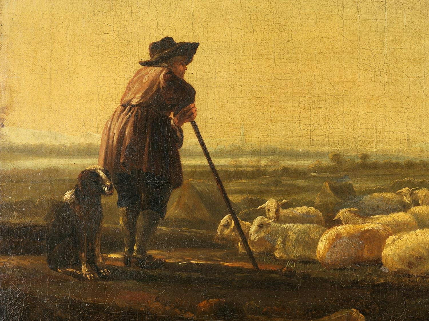 Detailabbildung: Barend van Calraet, 1649 Dordrecht – 1737 ebenda, zug.
