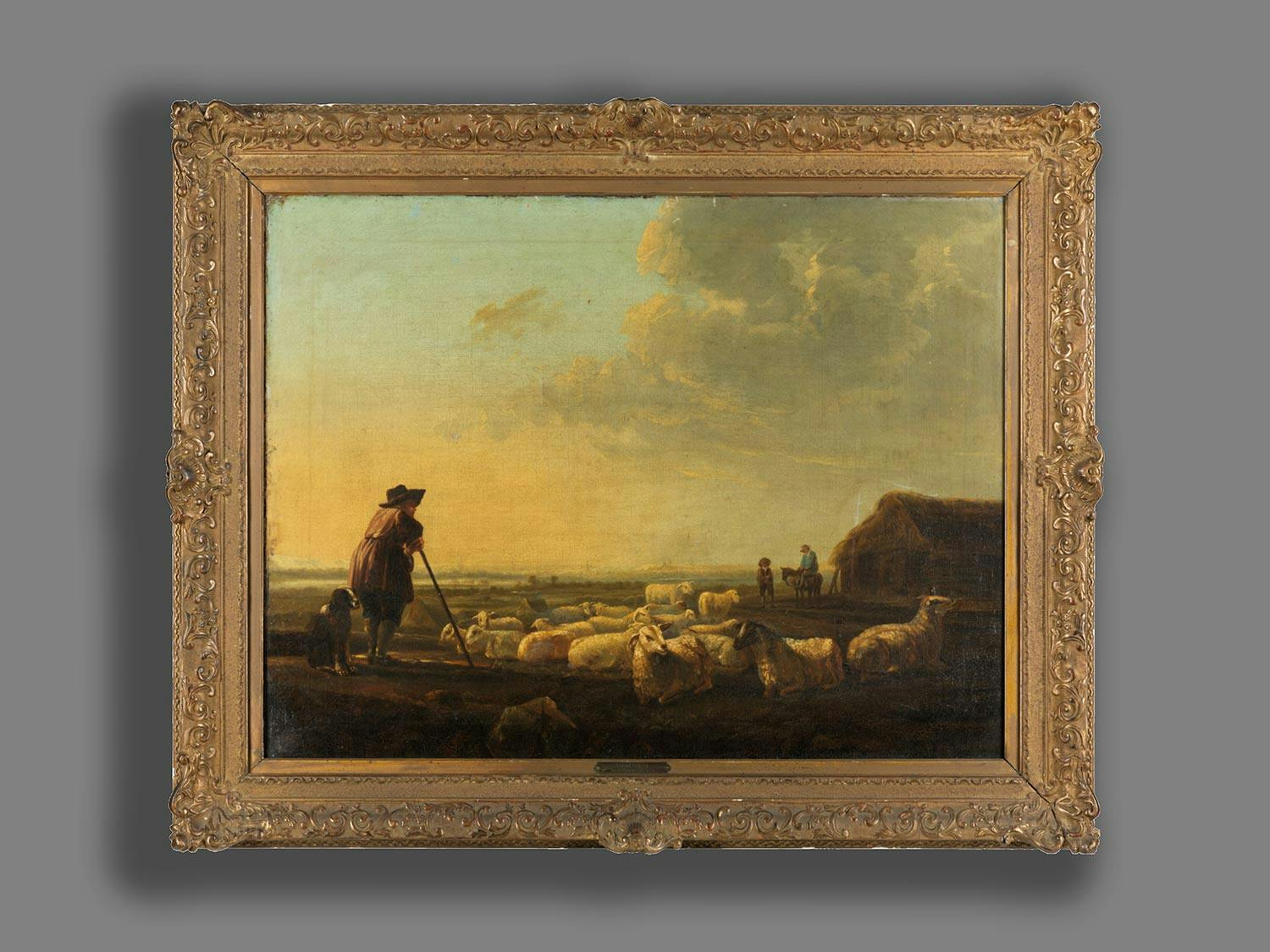 Detailabbildung: Barend van Calraet, 1649 Dordrecht – 1737 ebenda, zug.