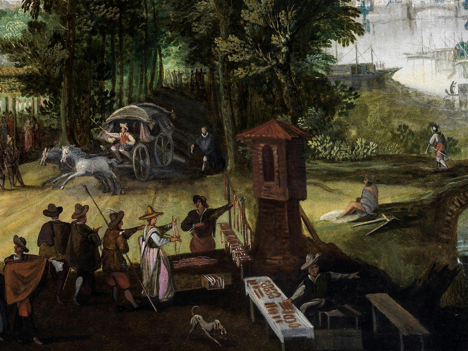 Detailabbildung: Sebastian Vrancx, 1573 Antwerpen – 1647 ebenda