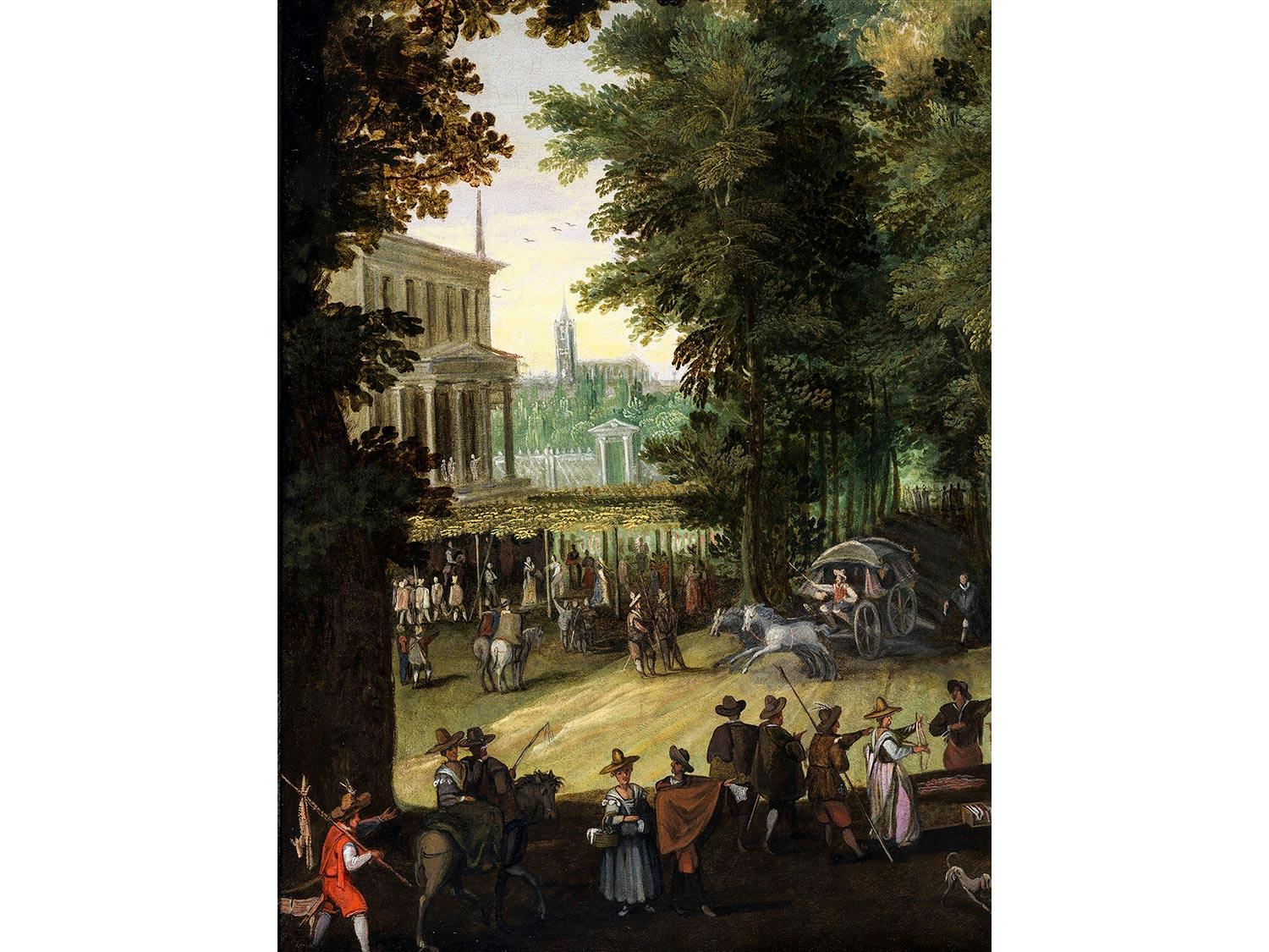 Detailabbildung: Sebastian Vrancx, 1573 Antwerpen – 1647 ebenda