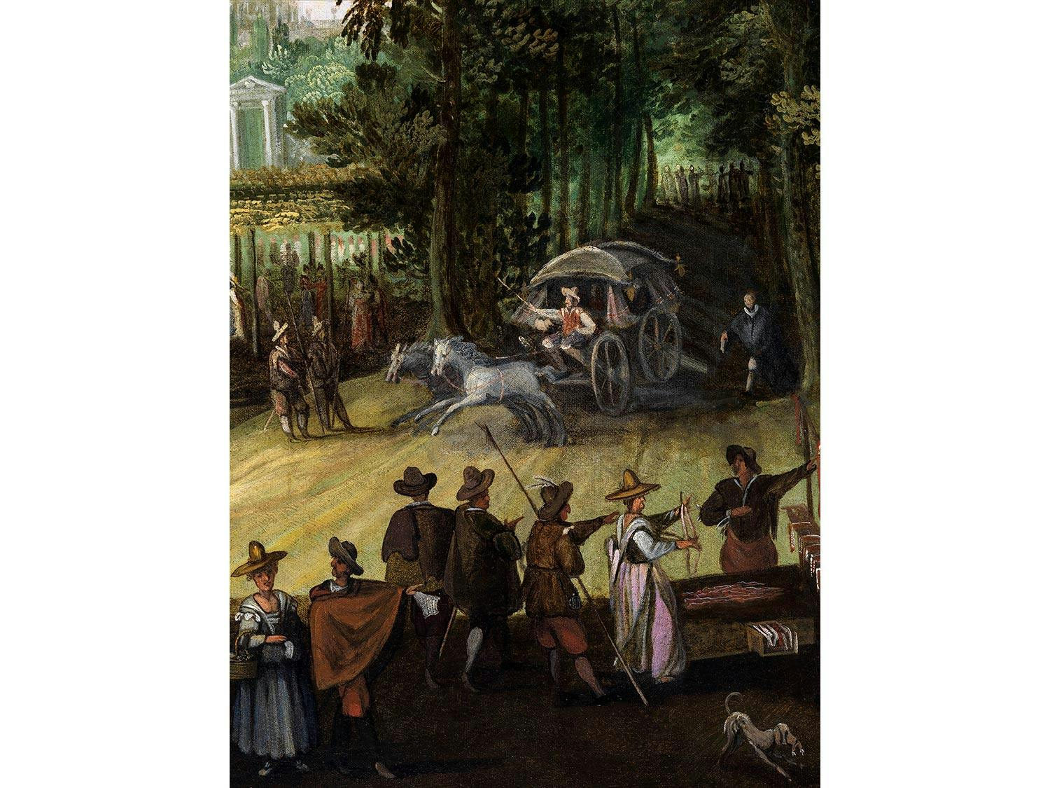 Detailabbildung: Sebastian Vrancx, 1573 Antwerpen – 1647 ebenda