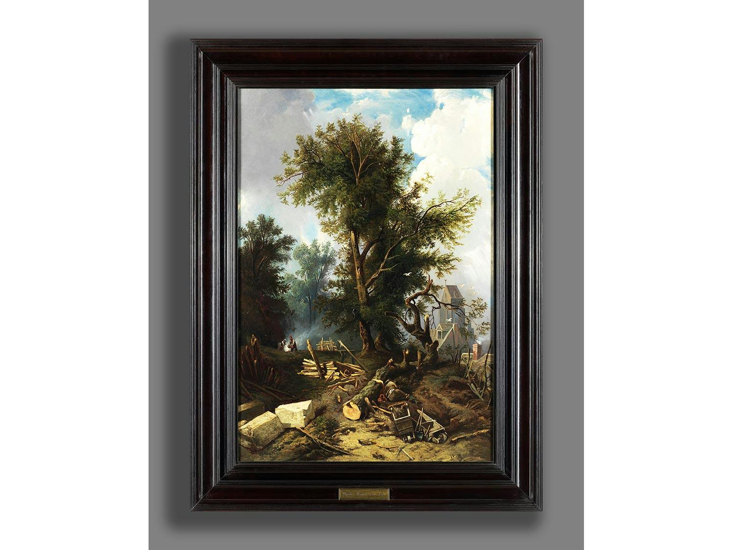 Detailabbildung: Charles Hoguet, 1821 Berlin – 1870 ebenda