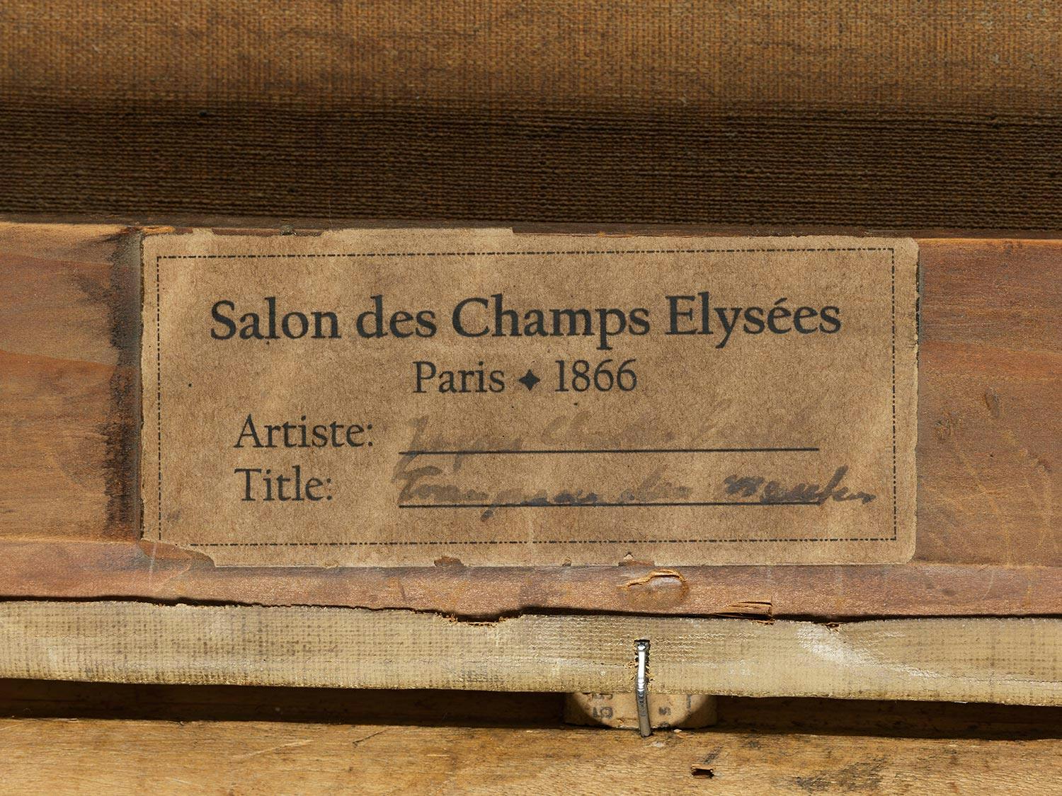 Detailabbildung: Josef Pfeiffer, Maler des 19. Jahrhunderts, zug.