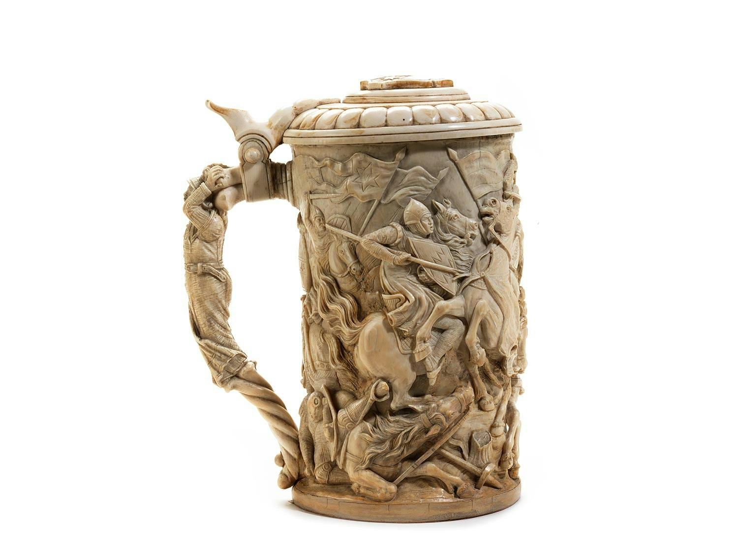 Deckelhumpen auf die Stadt Erbach