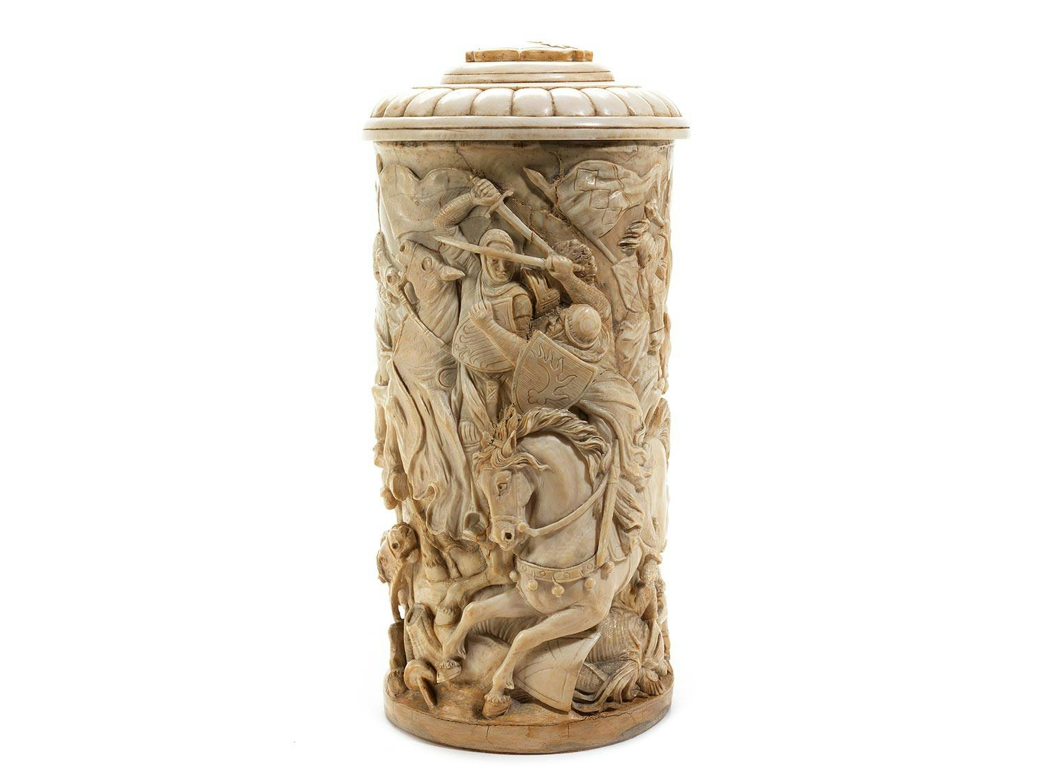 Detailabbildung: Deckelhumpen auf die Stadt Erbach