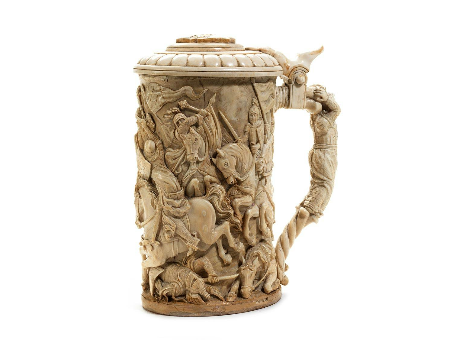 Detailabbildung: Deckelhumpen auf die Stadt Erbach