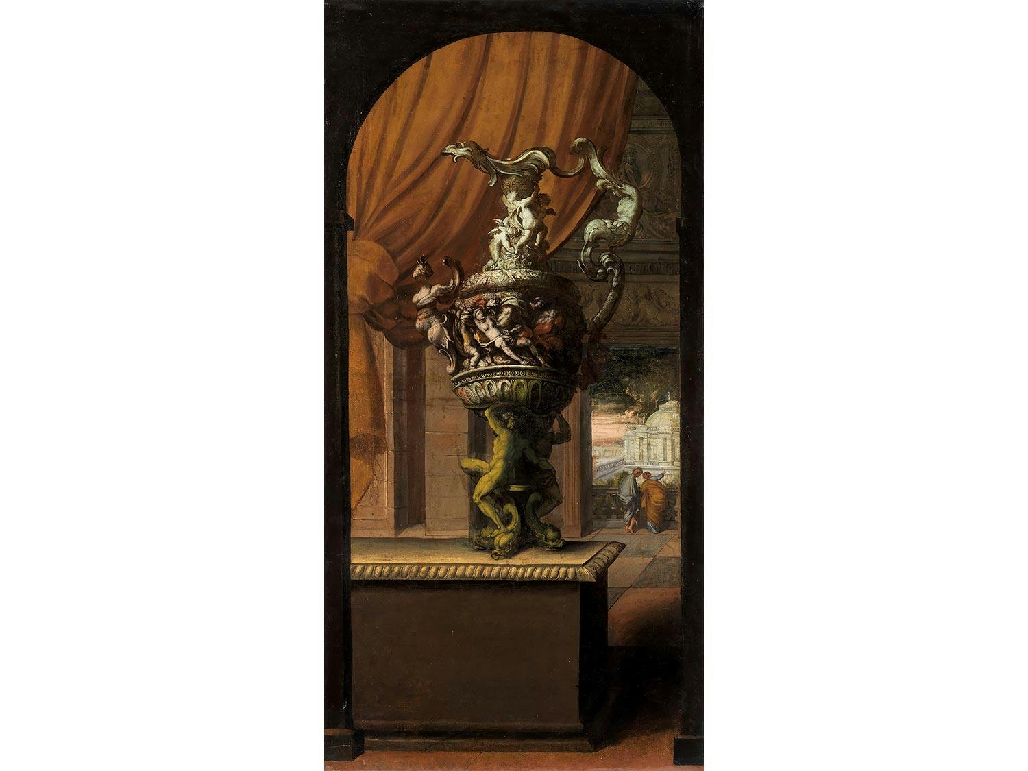 Detailabbildung: Dekorationsmaler um 1700