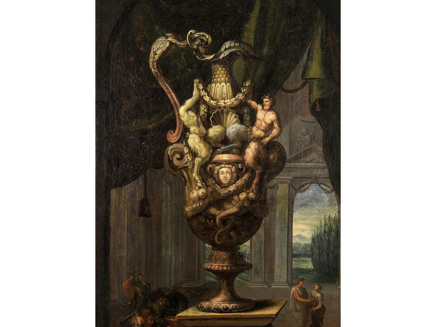 Detailabbildung: Dekorationsmaler um 1700