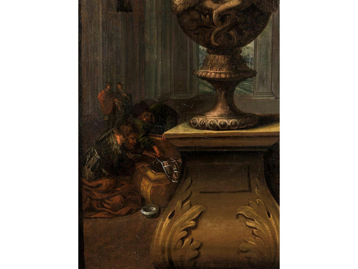 Detailabbildung: Dekorationsmaler um 1700