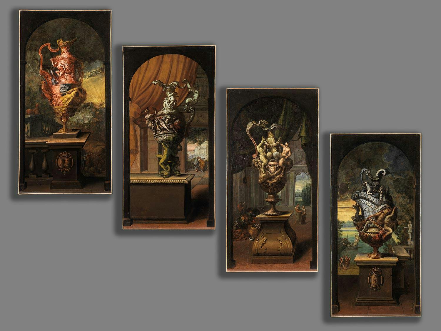 Detailabbildung: Dekorationsmaler um 1700