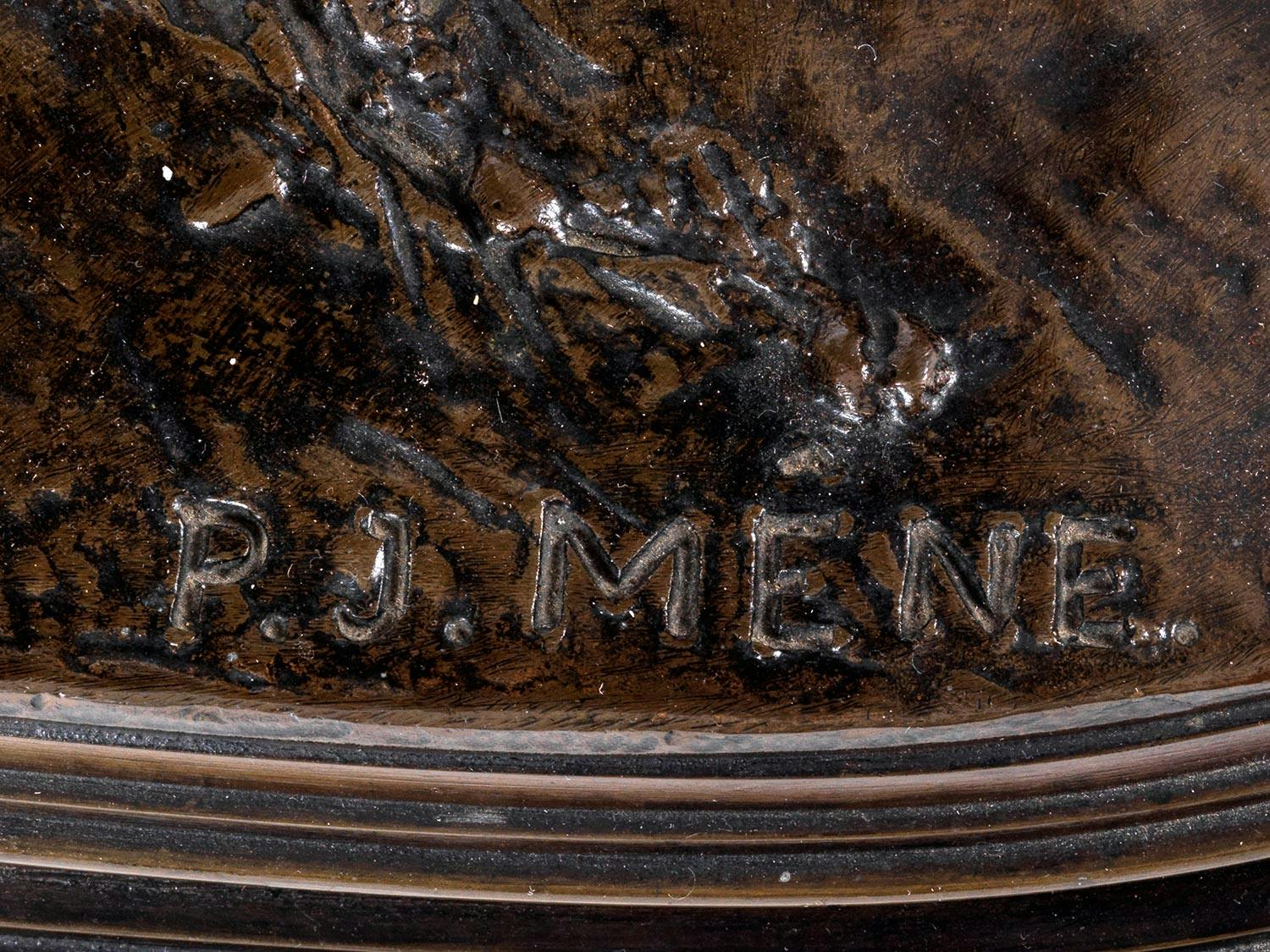 Detailabbildung: Pierre-Jules Mène, 1810 Paris – 1879 ebenda