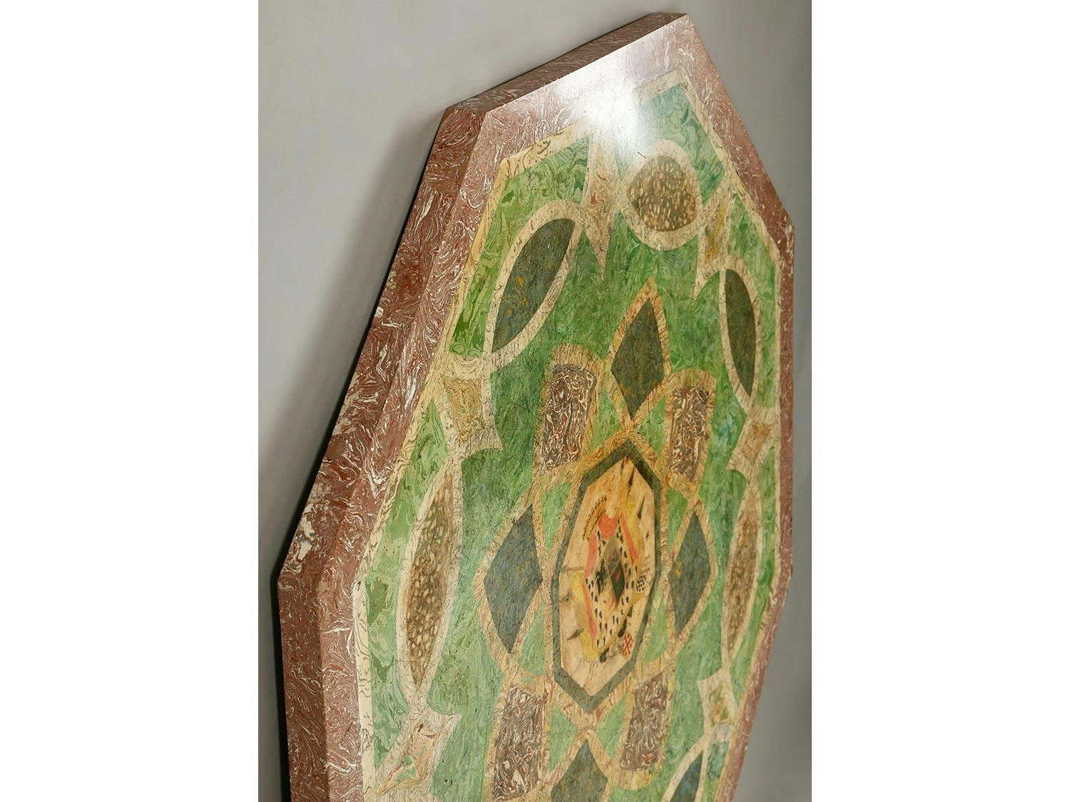 Detailabbildung: Scagliola Platte