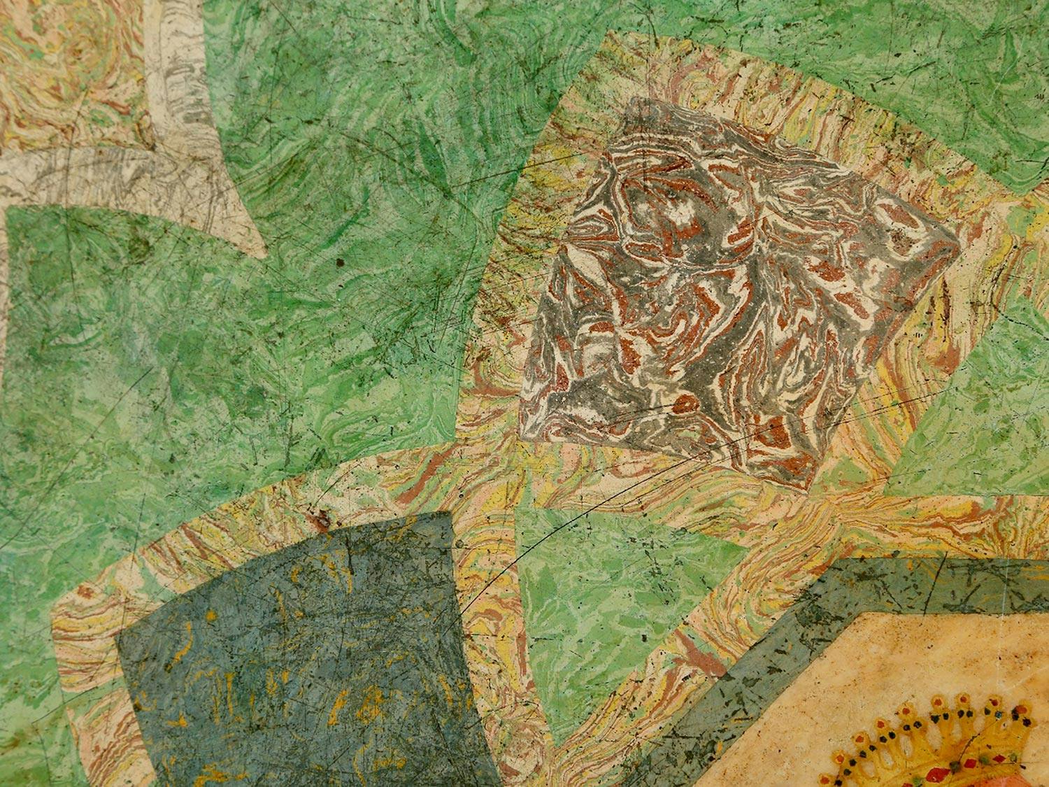 Detailabbildung: Scagliola Platte