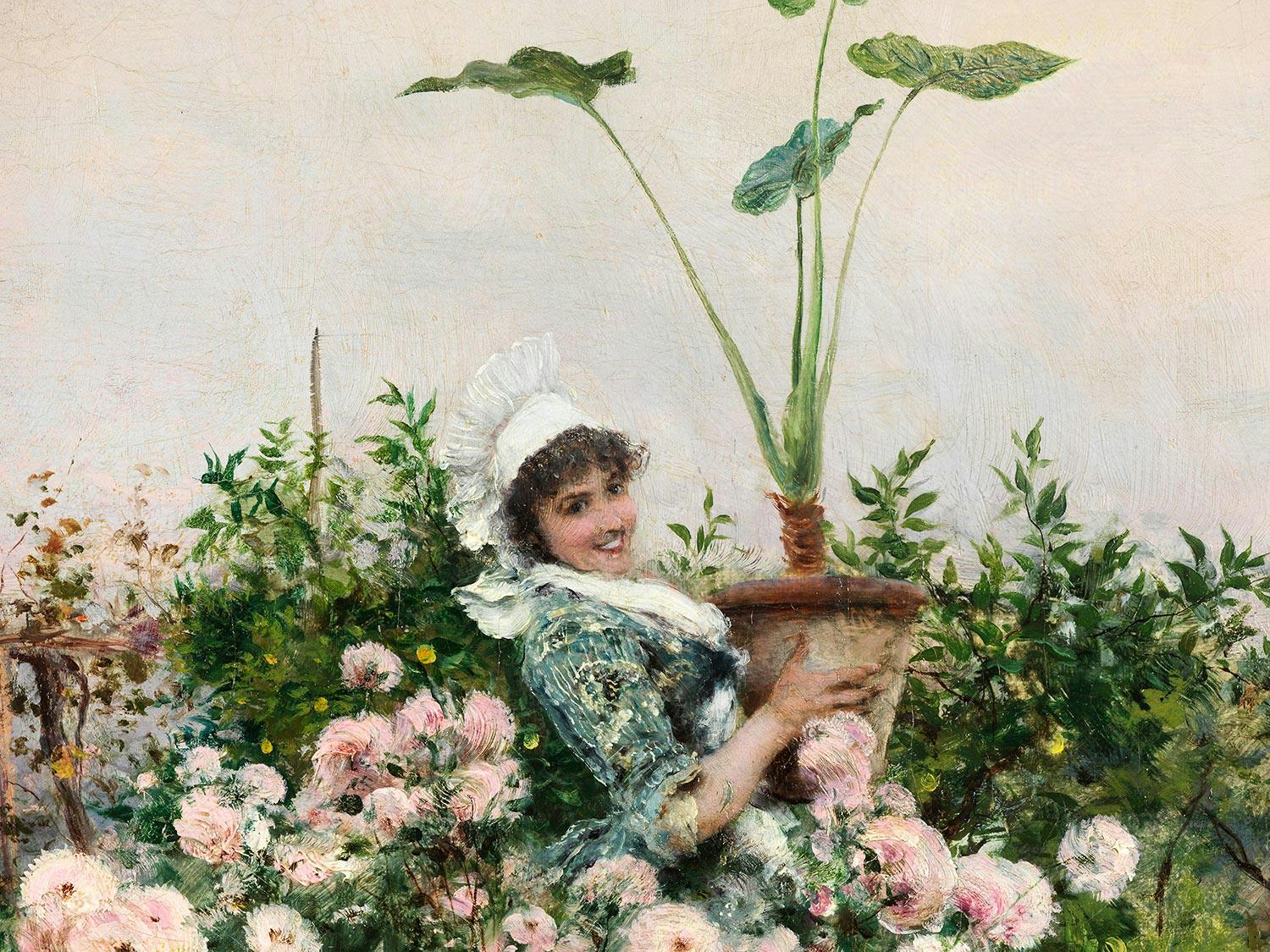 Detailabbildung: Francesco Vinea, 1845 Forli – 1902 Florenz