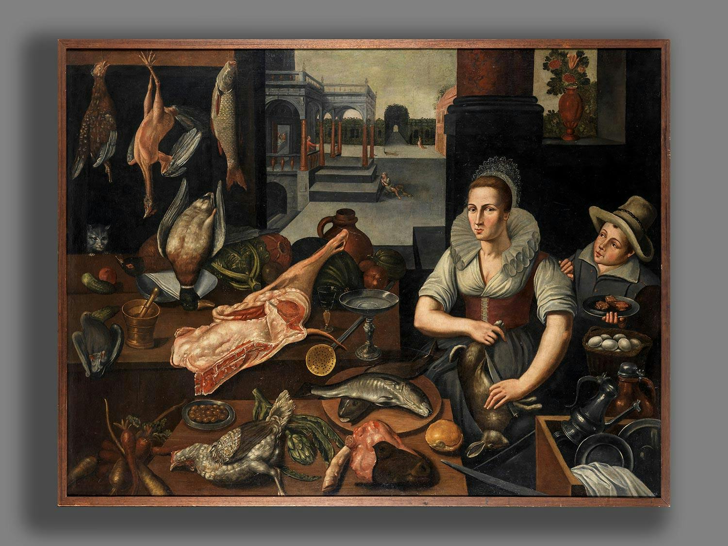 Detailabbildung: Joachim Beuckelaer, 1533 Antwerpen – 1574/75 ebenda, Kreis des