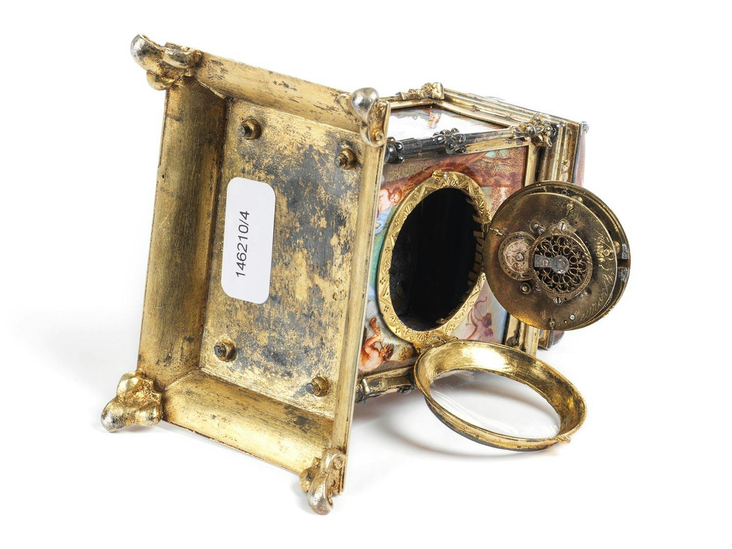 Detailabbildung: Wiener Miniatur-Tischuhr