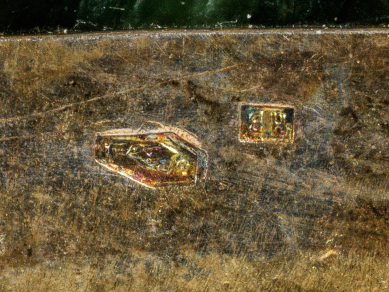 Detailabbildung: Kleine Wiener Tischuhr von Hermann Böhm, mit Werk von Breguet