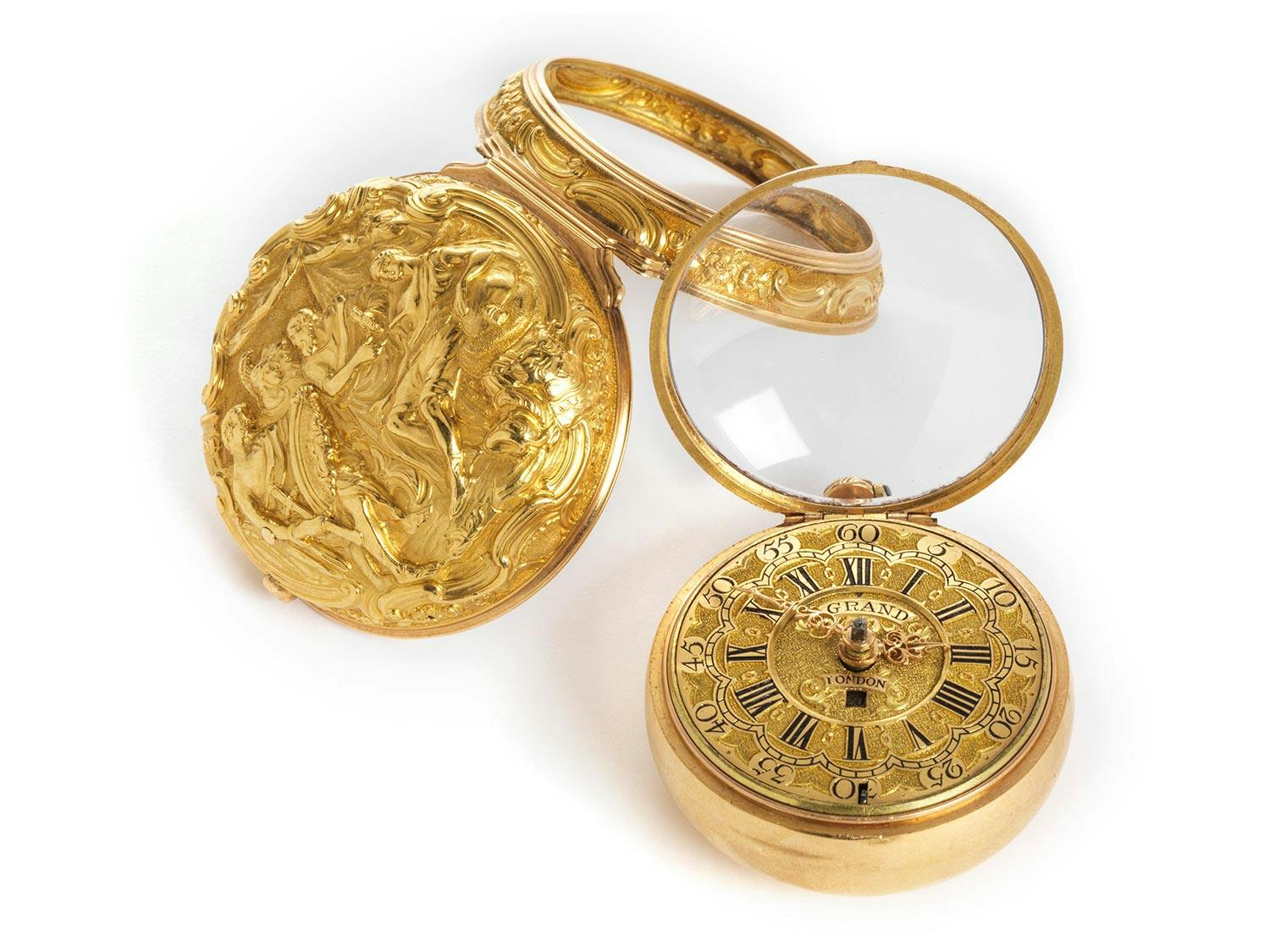 Londoner Spindeltaschenuhr