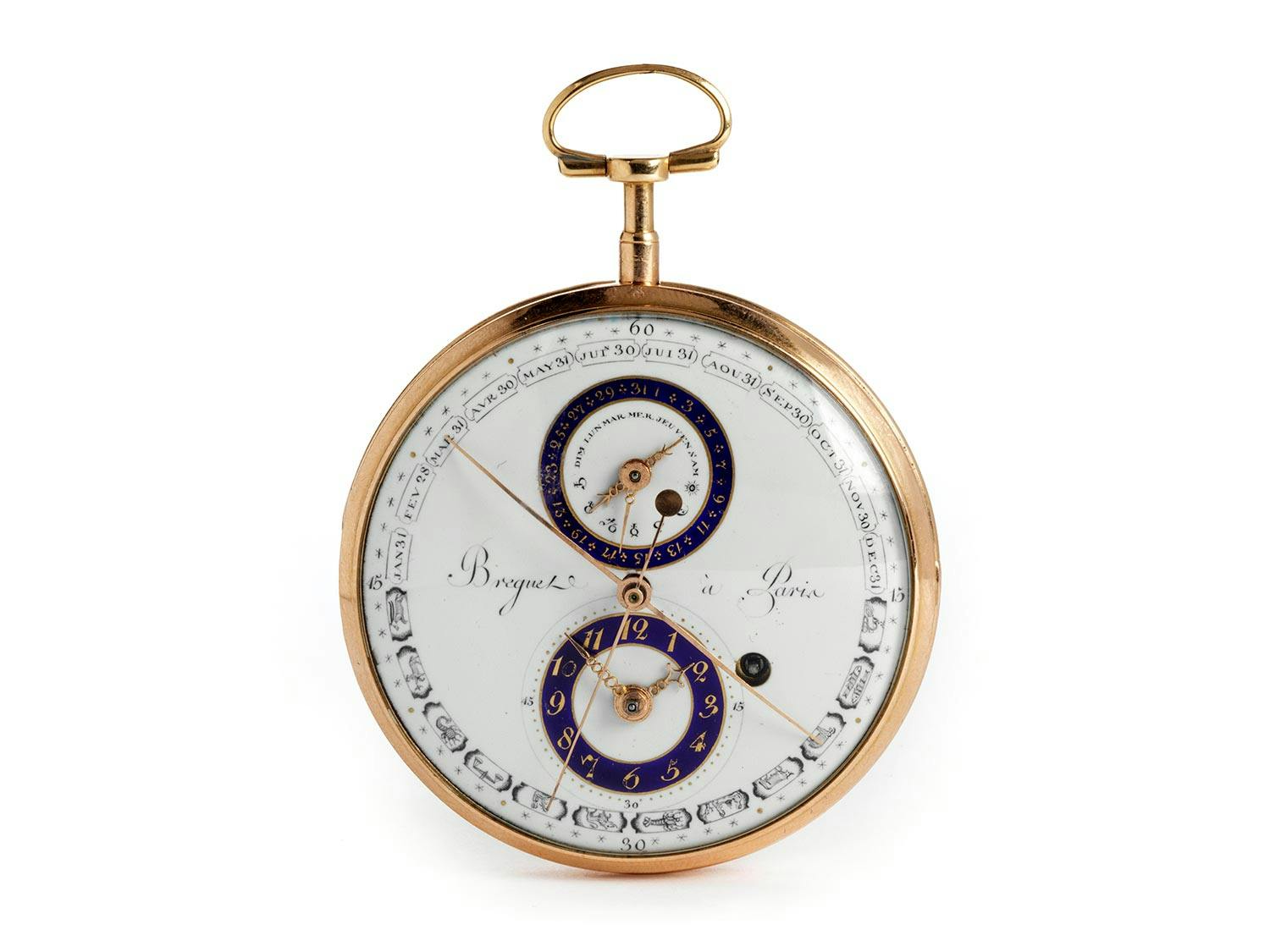 Pariser Taschenuhr mit ewigem Kalender