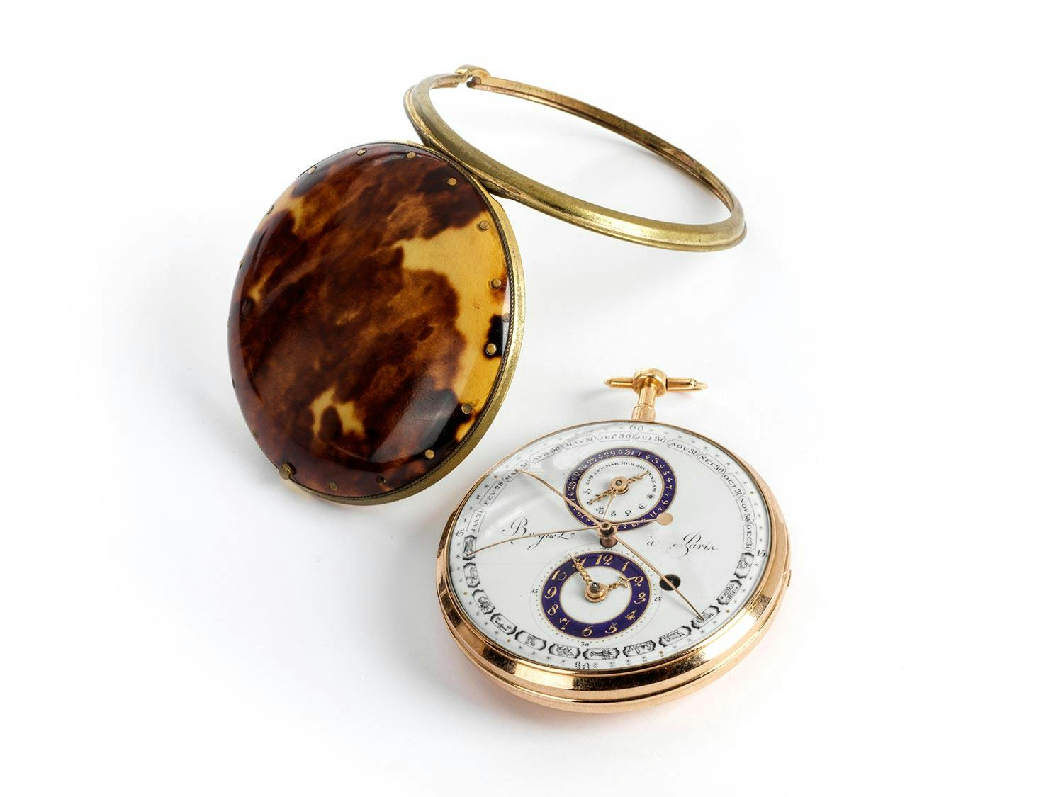 Detailabbildung: Pariser Taschenuhr mit ewigem Kalender