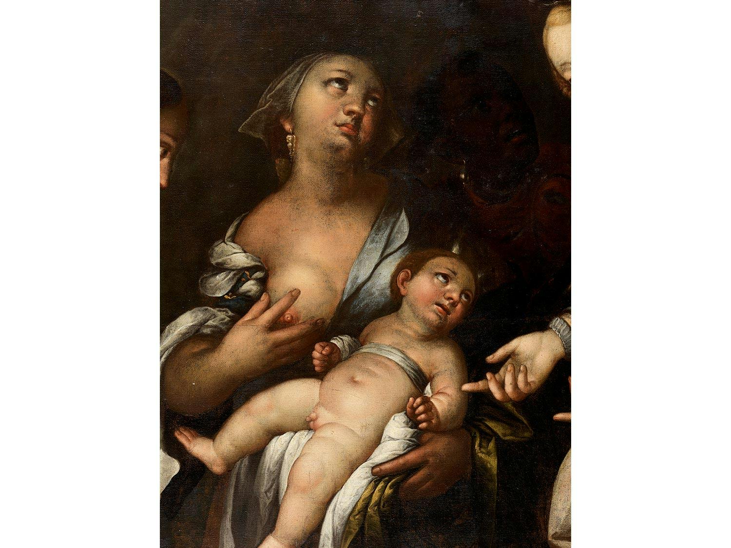 Detailabbildung: Andrea Celesti, 1637 Venedig – 1712 Toscolano, zug.