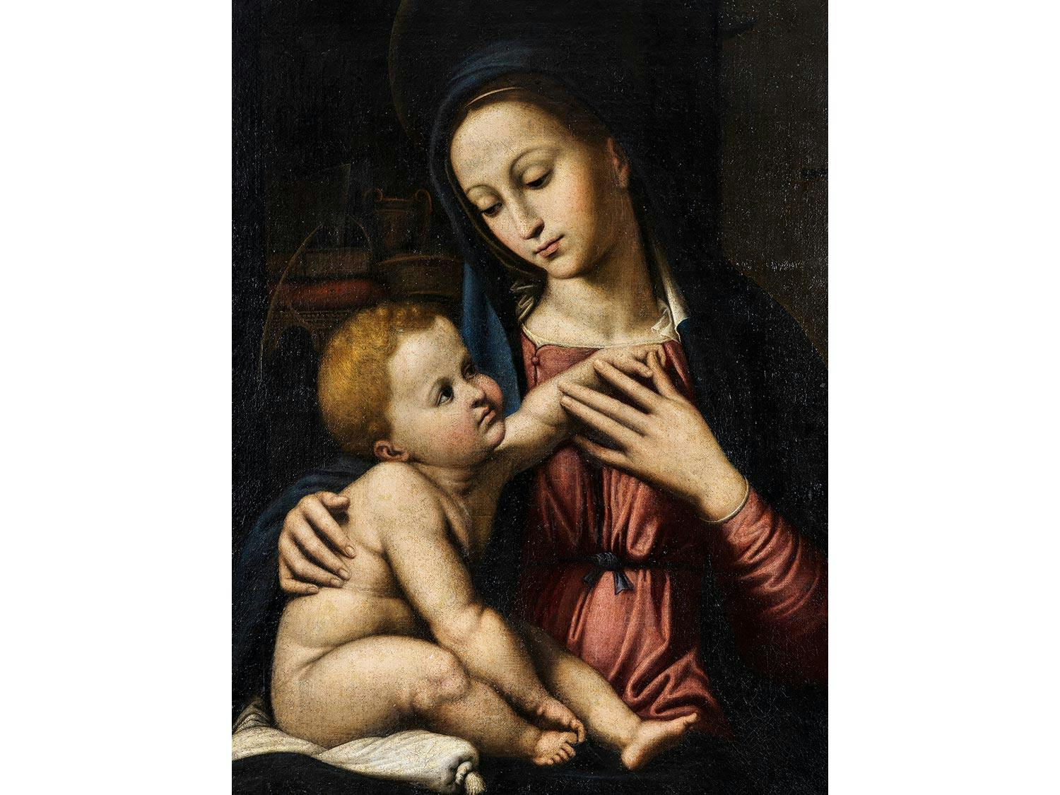 Detailabbildung: Scipione Pulzone, auch genannt „il Gaetano”, 1554 Gaeta – 1598 Rom, zug.