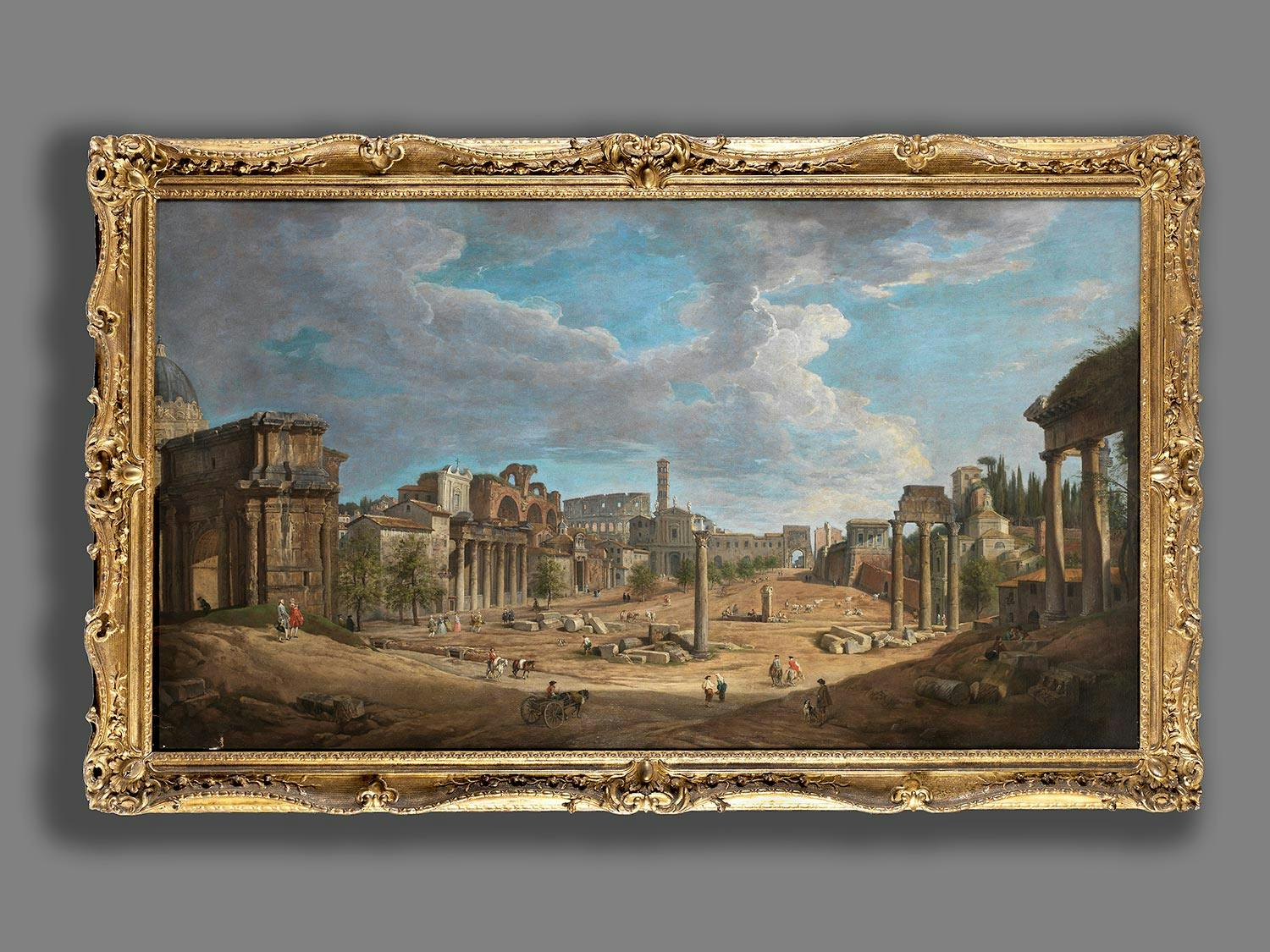 Detailabbildung: Giovanni Paolo Panini, 1691 Piacenza – 1765 Rom