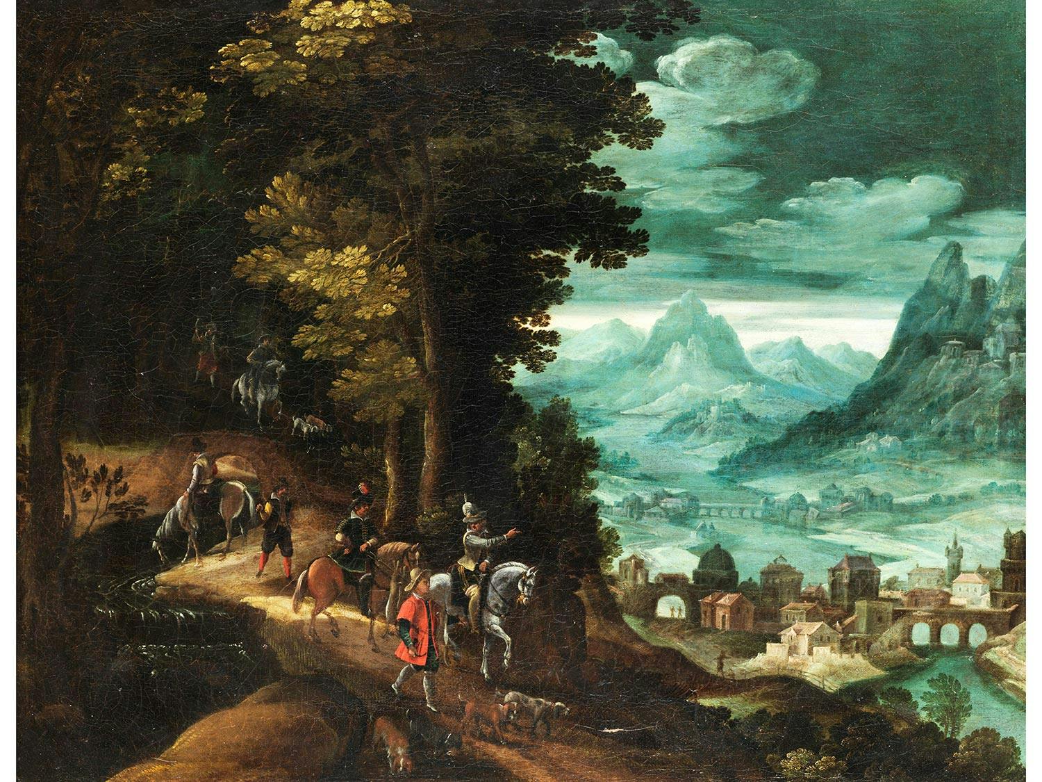 Detailabbildung: Paul Bril, um 1553/54 Antwerpen – 1626 Rom